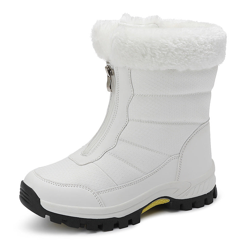 Damen isolierte Winterstiefel mit rutschfester Sohle und kuscheligem Innenfutter Drune