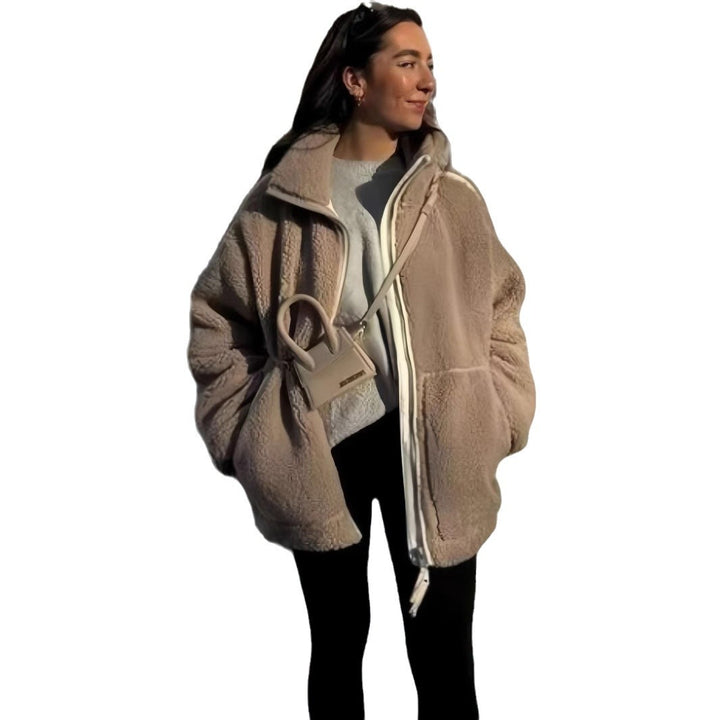 Damen gemütliche Fleecejacke Drune