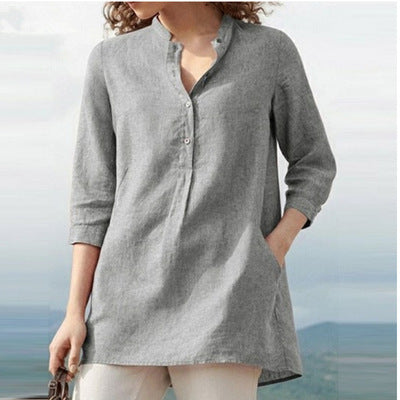 Drune | Elegante Leinenbluse