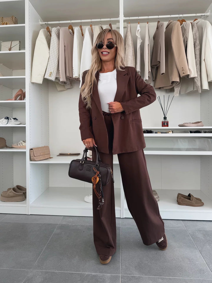 Damen Elegantes und modernes Blazer-Set Drune