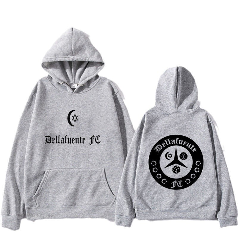 Damen Kapuzenpullover mit künstlerischem Motiv und bequemer Passform Drune