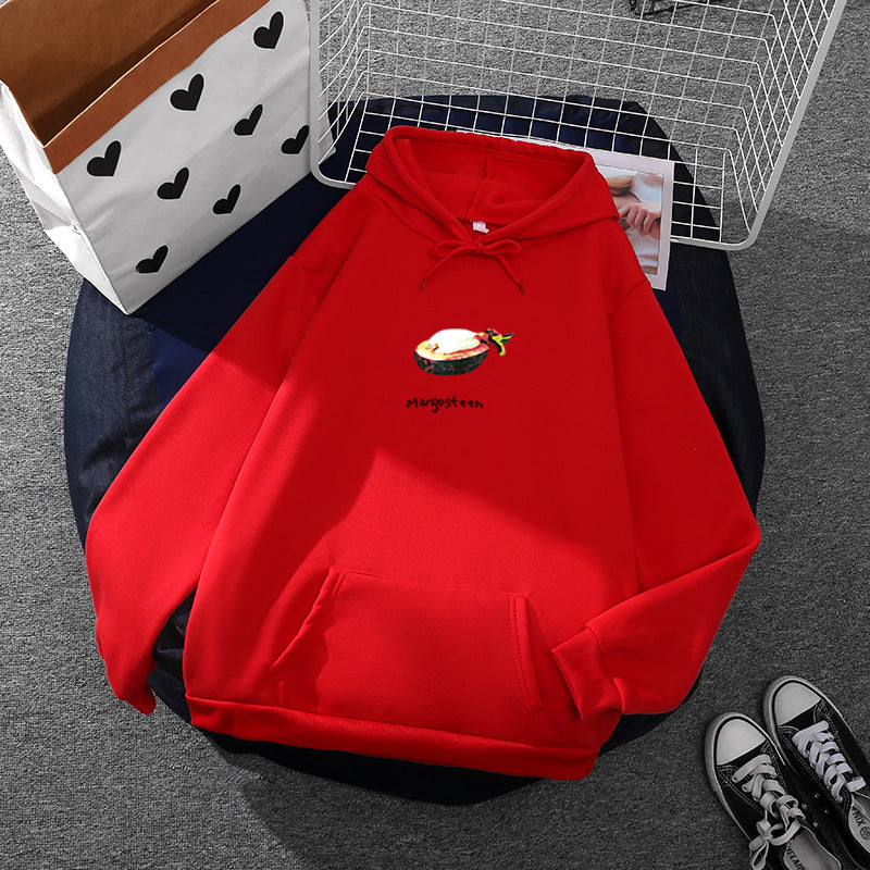 Damen Hoodie mit fruchtigem Melonenmotiv Drune