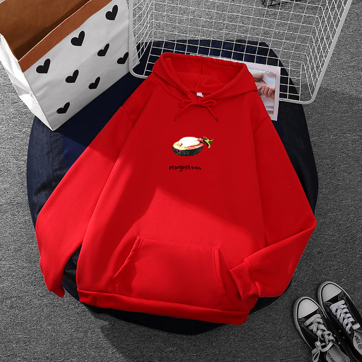 Damen Hoodie mit fruchtigem Melonenmotiv Drune