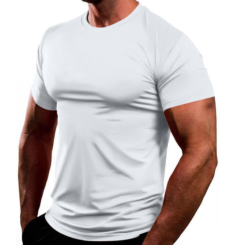 Herren Atmungsaktives Fitness-T-Shirt aus leichtem Stoff mit körperbetontem Schnitt Drune