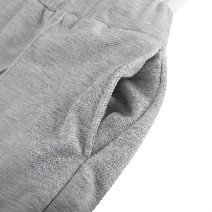 Damen nan kurzes Hoodie- und weite Jogger-Set aus weichem Baumwollmix Drune