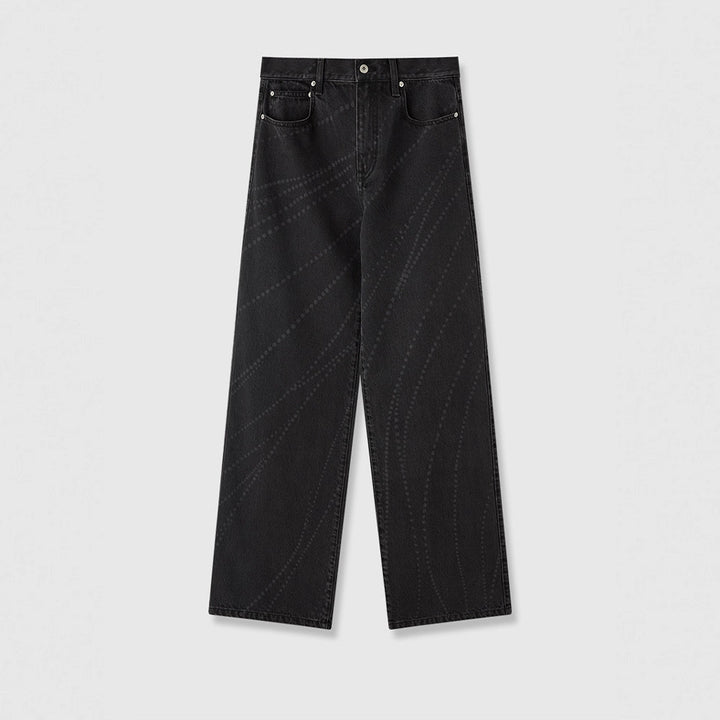 Damen Moderne Bootcut-Jeans mit hohem Bund und elegantem Design Drune
