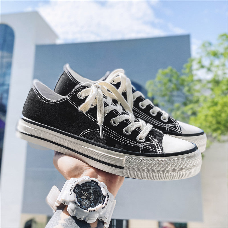 Damen Leichte Canvas-Sneaker mit rutschfester Sohle Drune