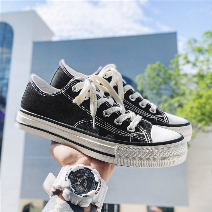 Damen Leichte Canvas-Sneaker mit rutschfester Sohle Drune