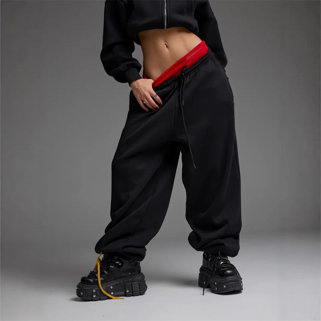 Damen entspannte und weite Jogginghose Drune
