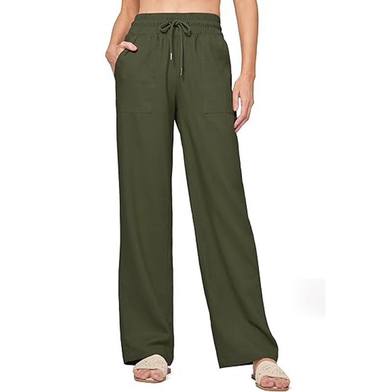 Damen Bequeme Weite Sommerhose Drune