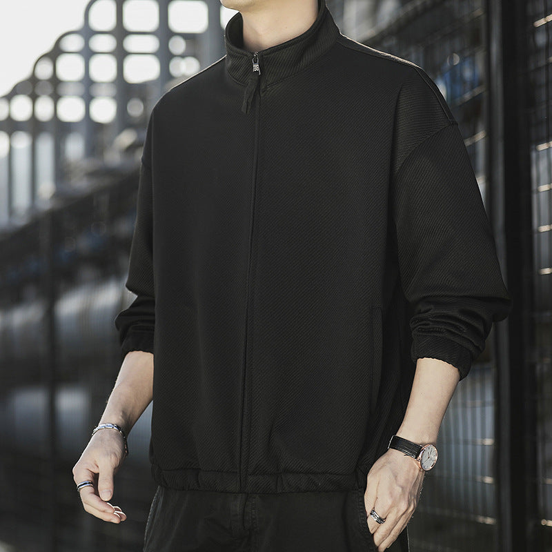 Herren lässige Übergangsjacke mit atmungsaktivem Stoff und modernem Design Drune