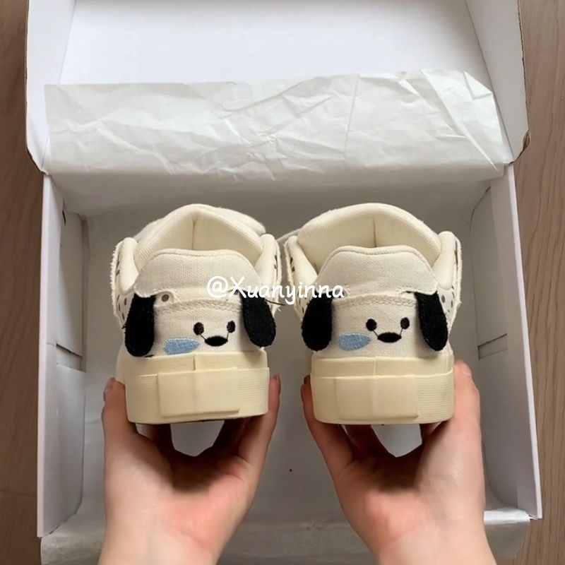Damen Canvas Sneakers mit flexibler Gummisohle und atmungsaktivem Obermaterial Drune