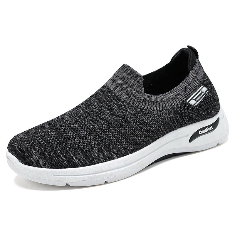 Herren nan gestrickter Slip-On-Laufschuh mit Memory-Foam-Komfortsohle Drune