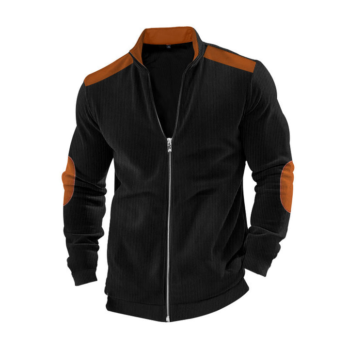 Herren Sportliche Jacke mit Reißverschluss und modischen Akzenten Drune