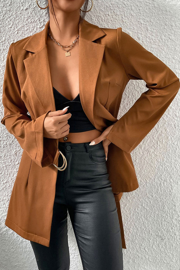 Drune | Mid Length Slim Fit Strickjacke Anzug