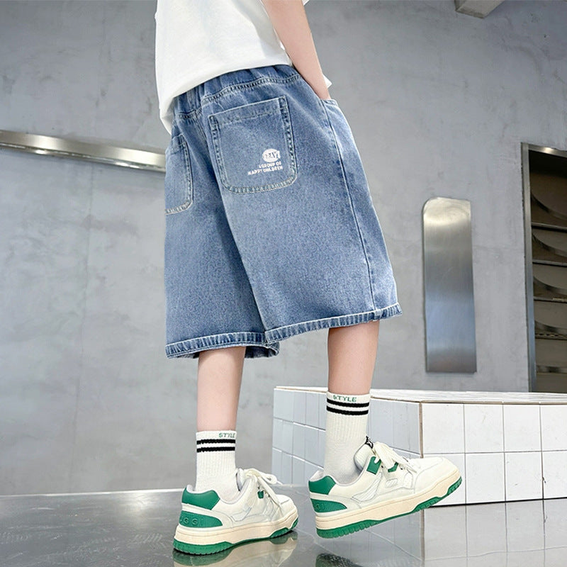 Jungen lässige Denim-Shorts im modernen Stil Drune