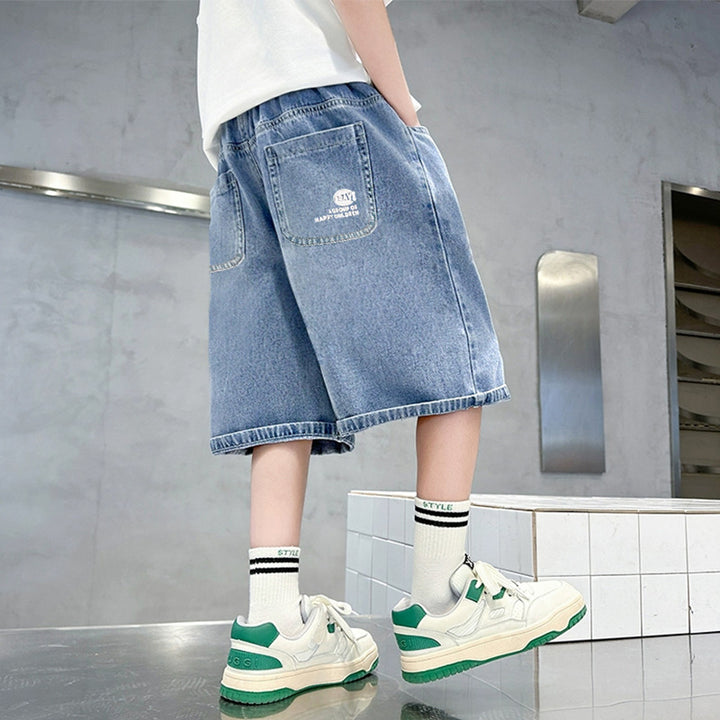 Jungen lässige Denim-Shorts im modernen Stil Drune