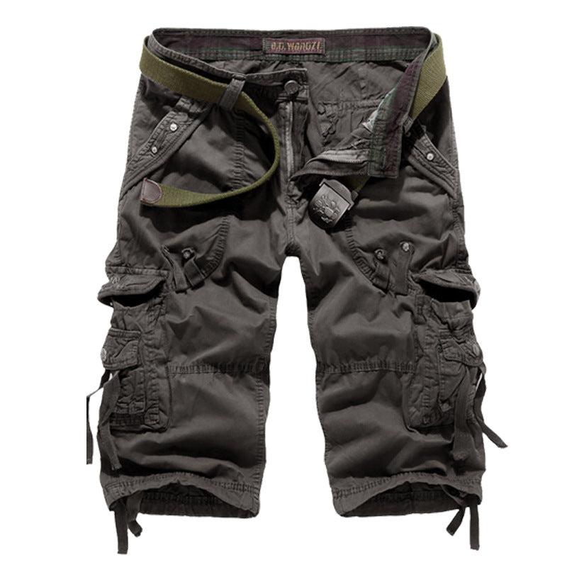 Herren Cargo Shorts mit Mehreren Taschen Drune