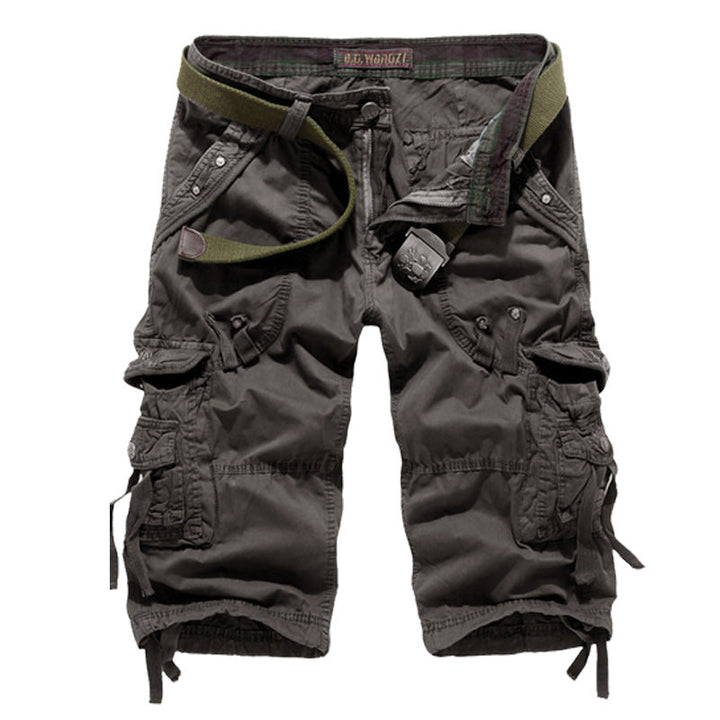 Herren Cargo Shorts mit Mehreren Taschen Drune