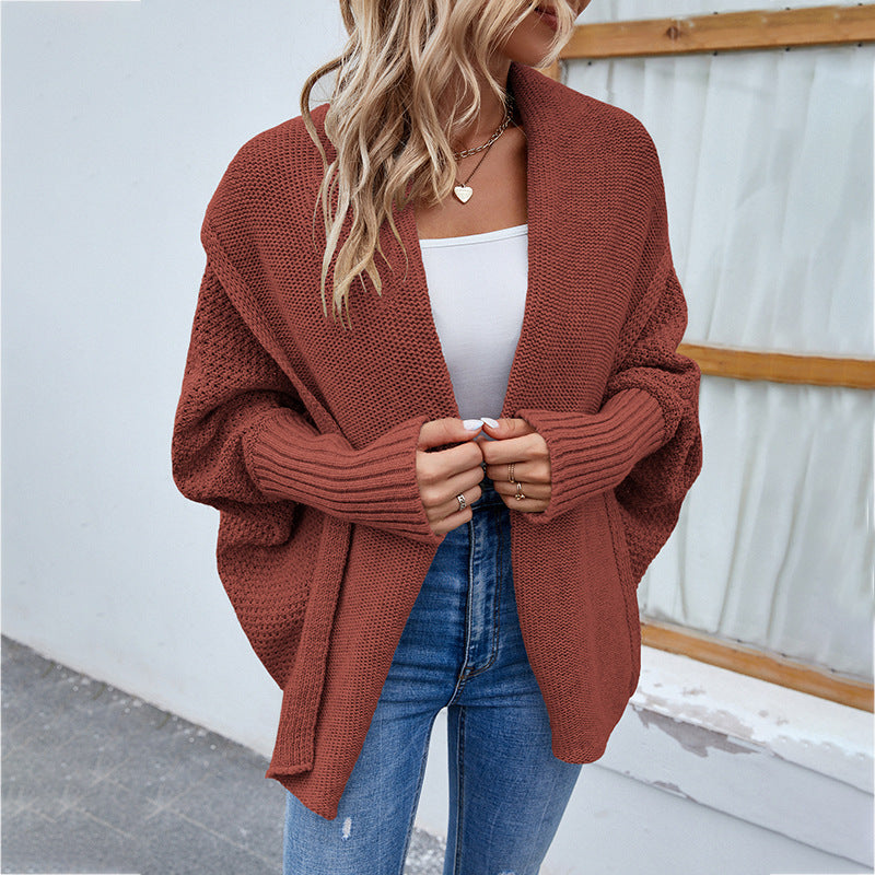 Damen gemütliche Strickjacke Drune