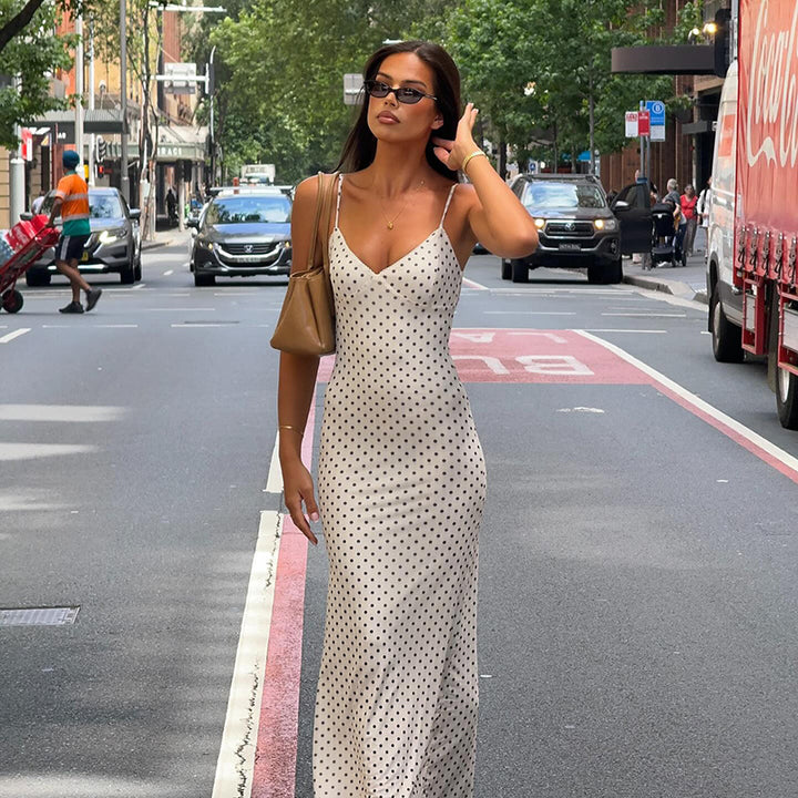 Damen elegantes Wickelkleid mitseitlichem Schlitz und dekorativen Rüschen Drune