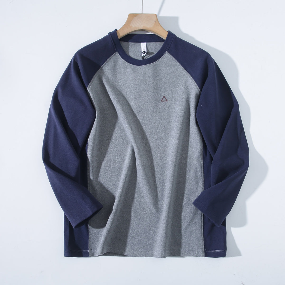 Damen sportliches Langarmshirt mit innovativem Schnitt Drune