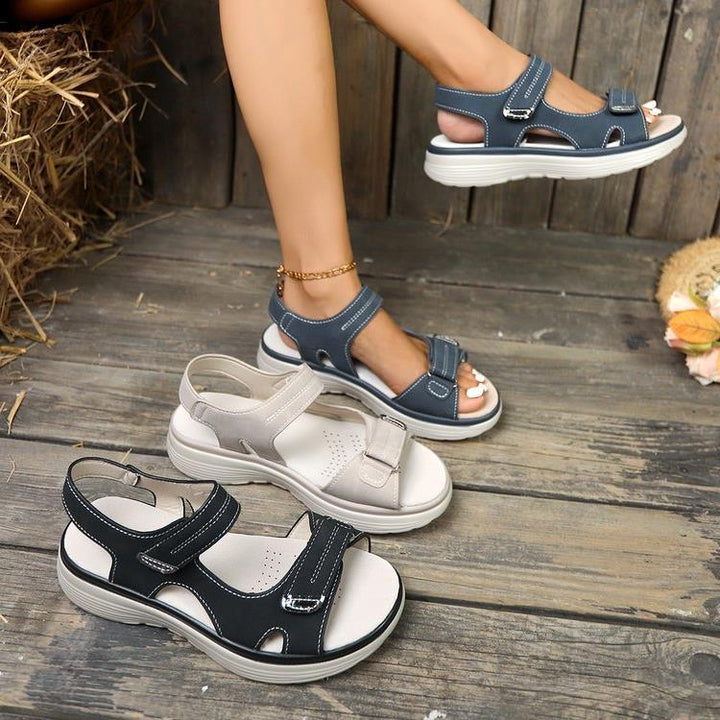Damen Komfortable Sportsandalen mit verstellbarem Riemen Drune