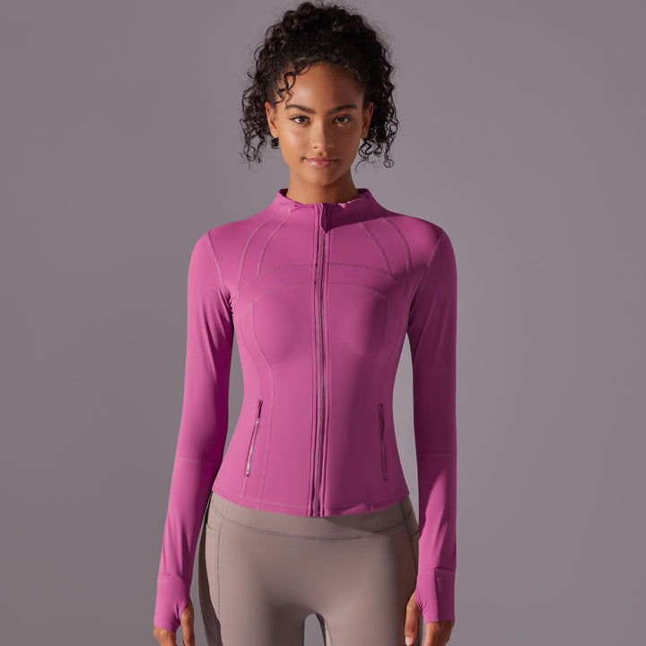 Damen Sportjacke mit figurschmeichelndem Schnitt und praktischem Reißverschluss Drune