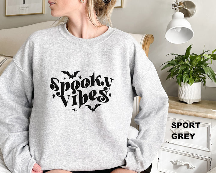 Damen Sweatshirt mit verspieltem Halloween-Design und bequemer Passform Drune