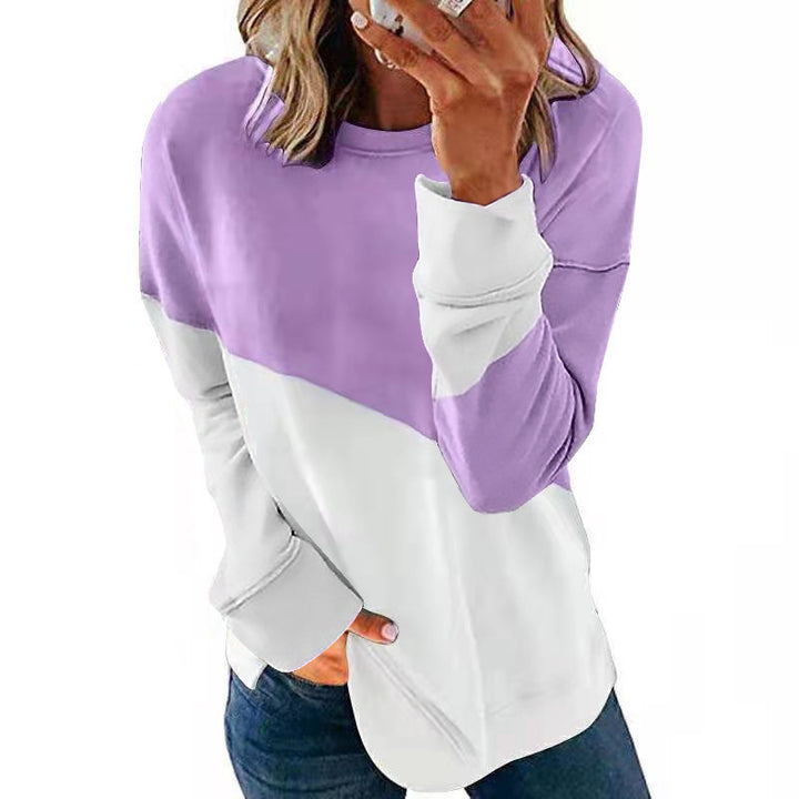 Damen Sweatshirt im modernen Farbblockdesign Drune