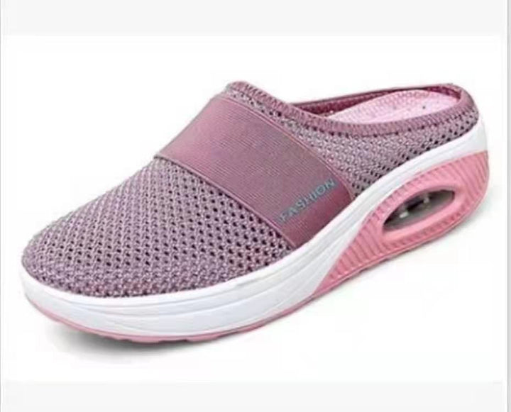 Damen Bequeme Luftpolster-Slipper mit atmungsaktivem Obermaterial Drune