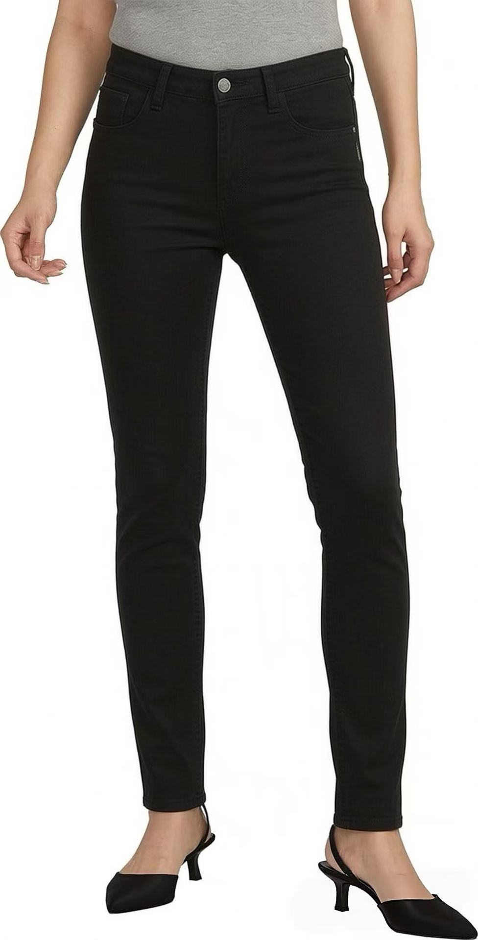 Damen nan hochgeschnittene Skinny-Jeans mit figurformendem Stretch und knöchellanger Passform Drune