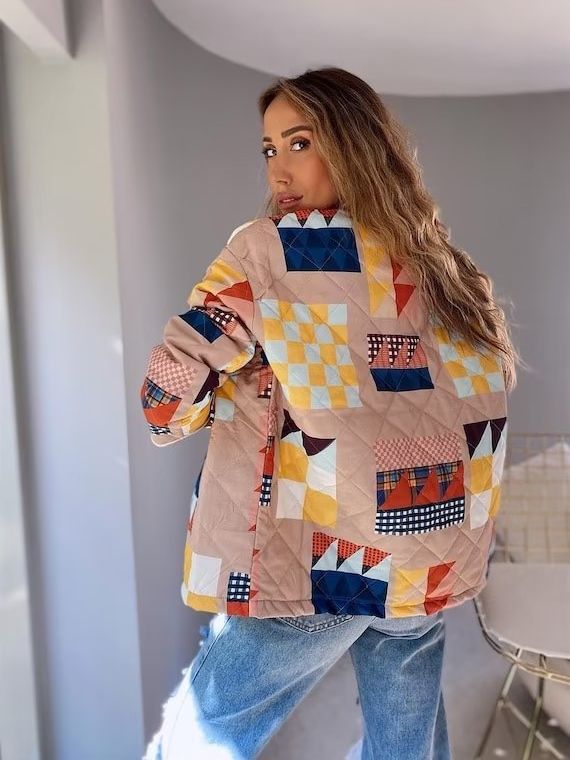 Damen gestepptes Urban Outfit Drune