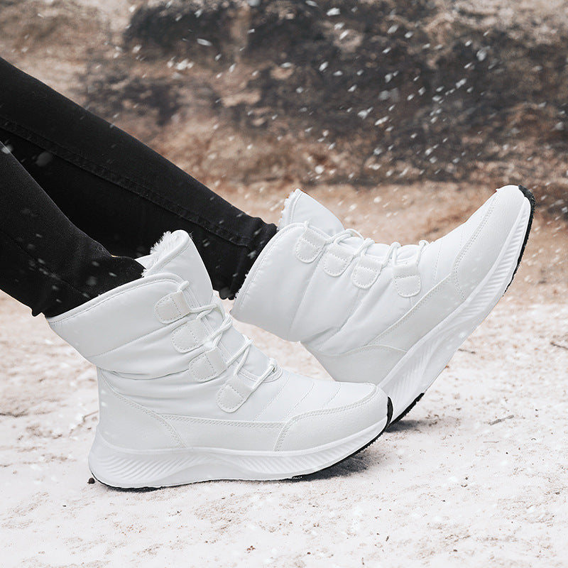 Damen Winterstiefel mit rutschfester Sohle und isolierender Fütterung Drune