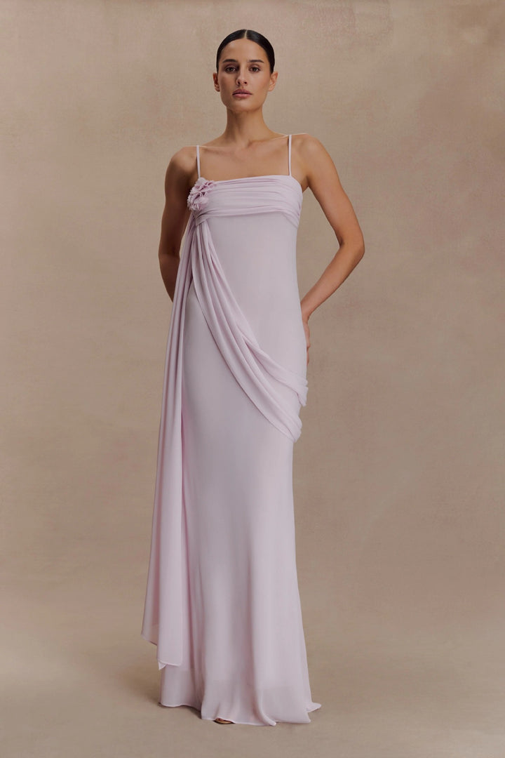 Damen trägerloses Abendkleid mit eleganter Drapierung Drune
