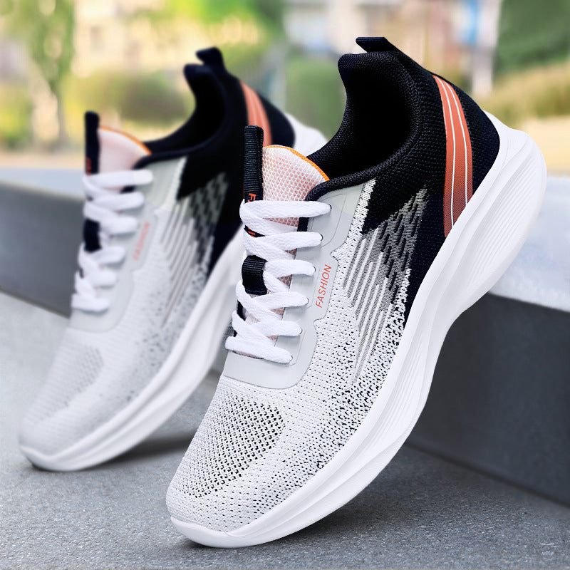 Herren nan moderner Performance-Running-Sneaker mit nahtlosem Strickobermaterial, sockenähnlichem Einstieg und reaktiver EVA-Dämpfung Drune
