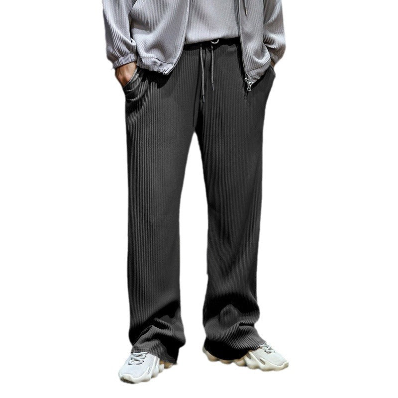 Herren lässige Strickhose mit elastischem Bund und praktischen Eingrifftaschen Drune