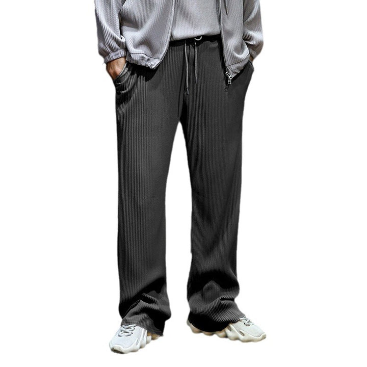 Herren lässige Strickhose mit elastischem Bund und praktischen Eingrifftaschen Drune
