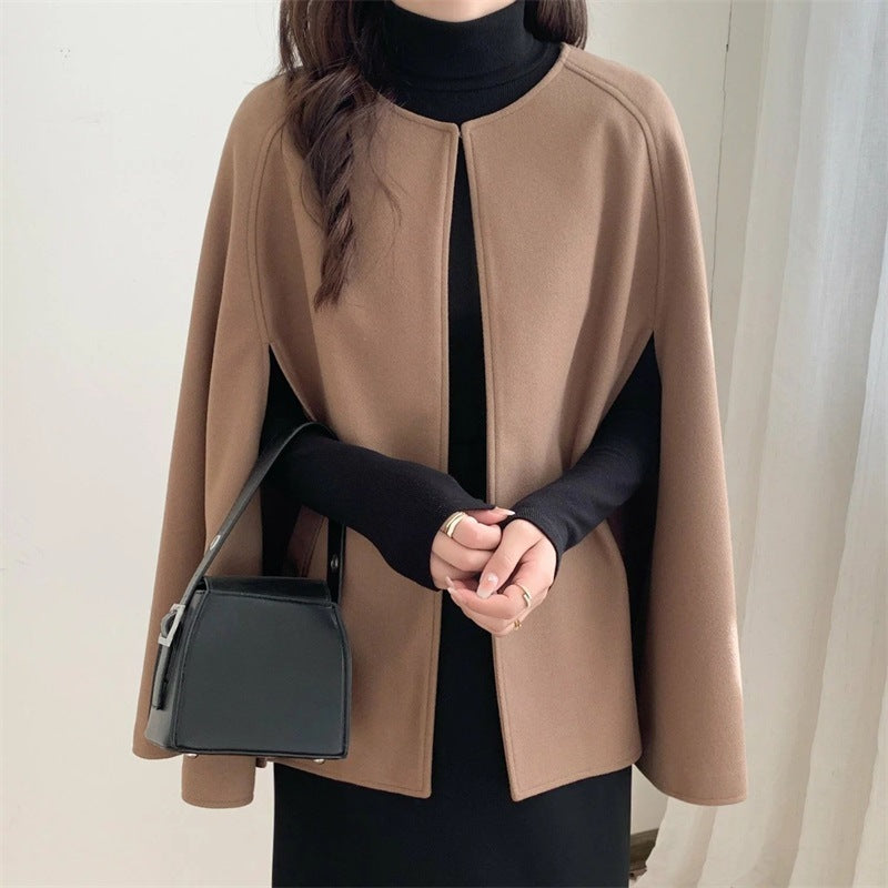 Damen elegante Umhangjacke Drune