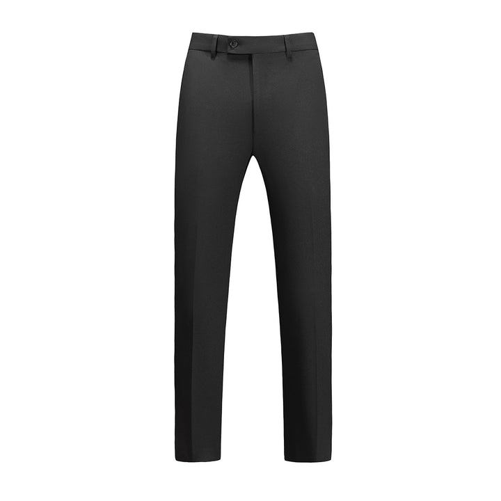 Herren elegante Anzughose mit schmalem Schnitt und feiner Struktur Drune