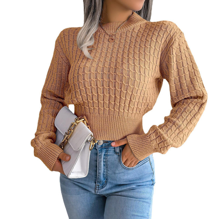 Damen Strickpullover mit strukturiertem Design Drune