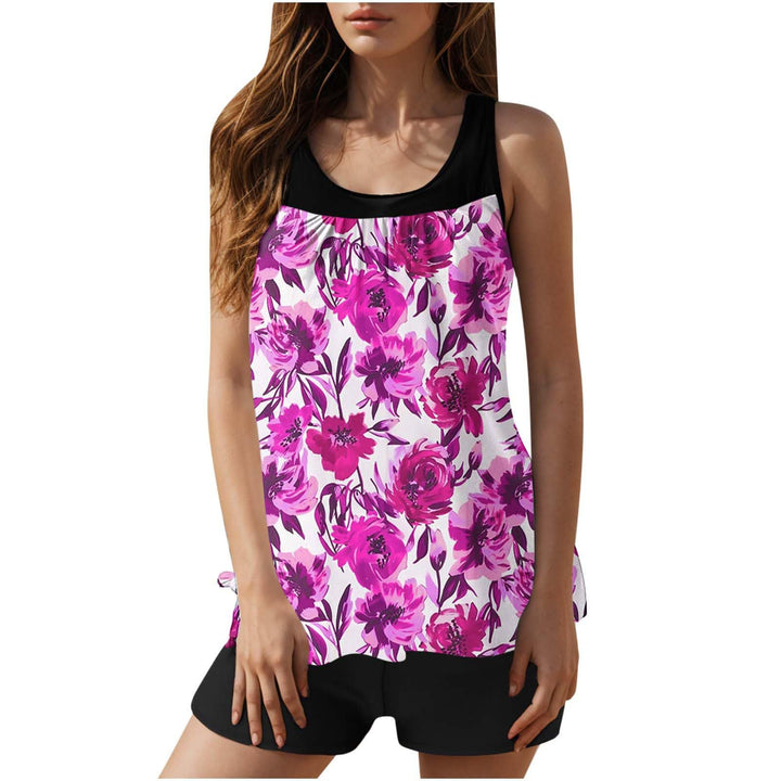 Damen Tankini mit floralen Akzenten Drune