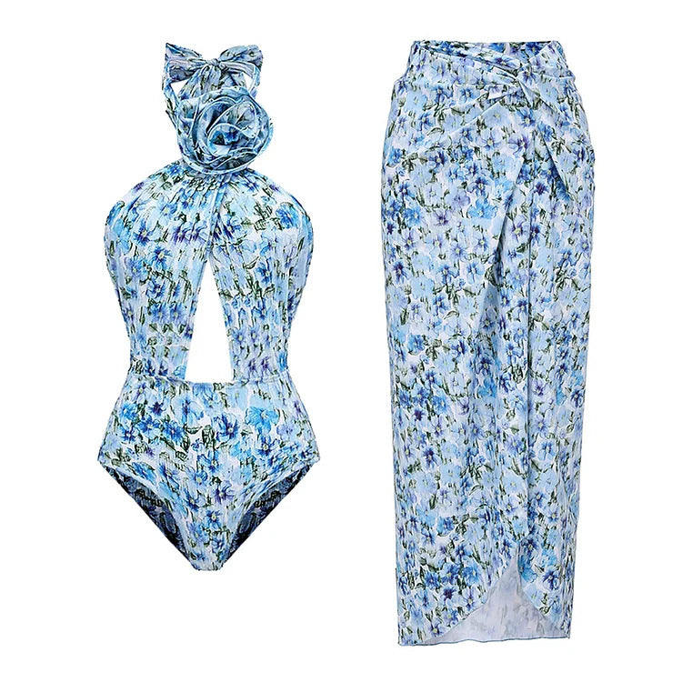 Damen Badeanzug mit bezauberndem Cut-Out-Design und überschnittenem Ausschnitt Drune