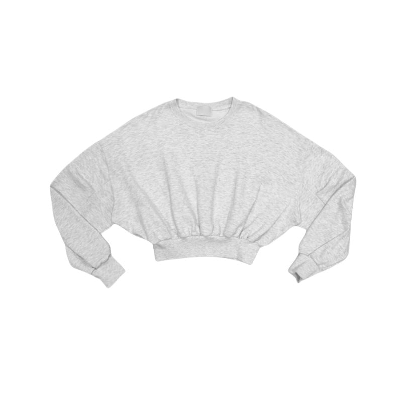 Damen lässiger Cropped Sweater Drune