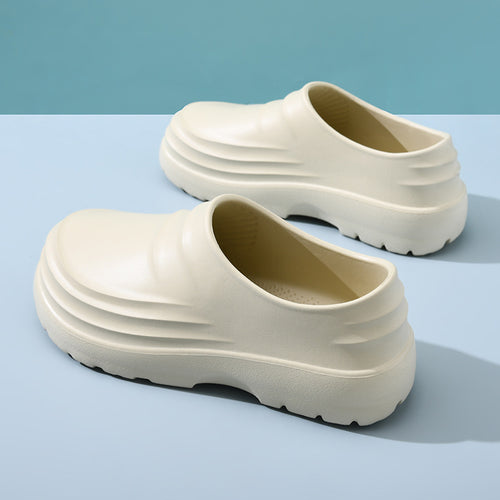 Femme Ergonomische Slip-On Clogs mit Gepolstertem Fußbett Drune