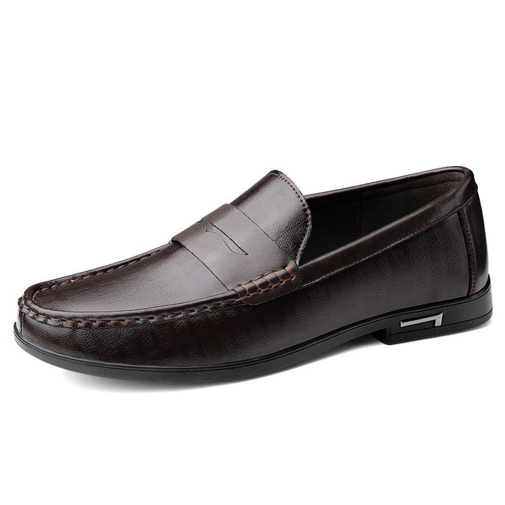 Herren Elegante Mokassins aus hochwertigem Leder mit rutschfester Sohle Drune
