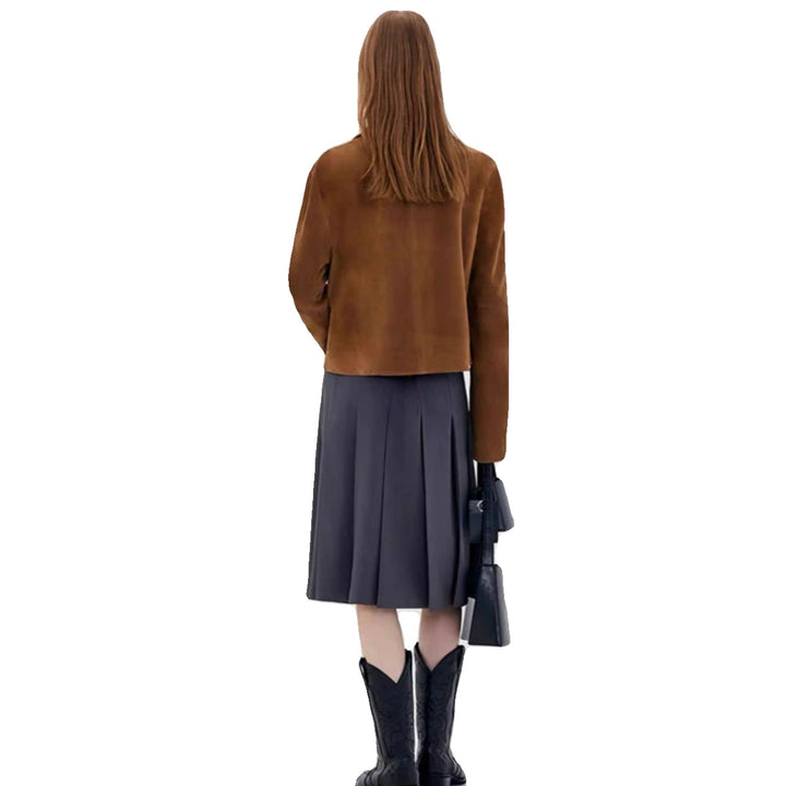 Damen moderne Lederjacke Drune