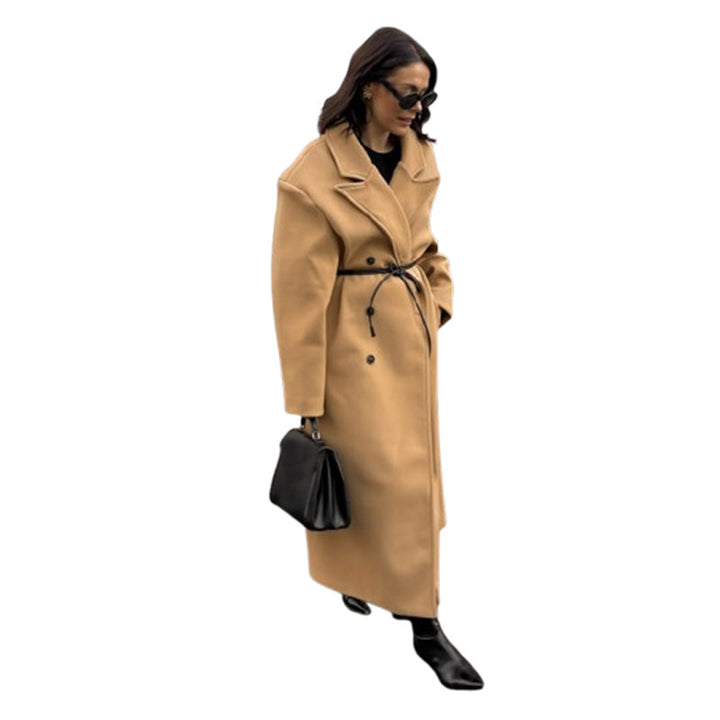 Damen eleganter Oversized-Trenchcoat Drune