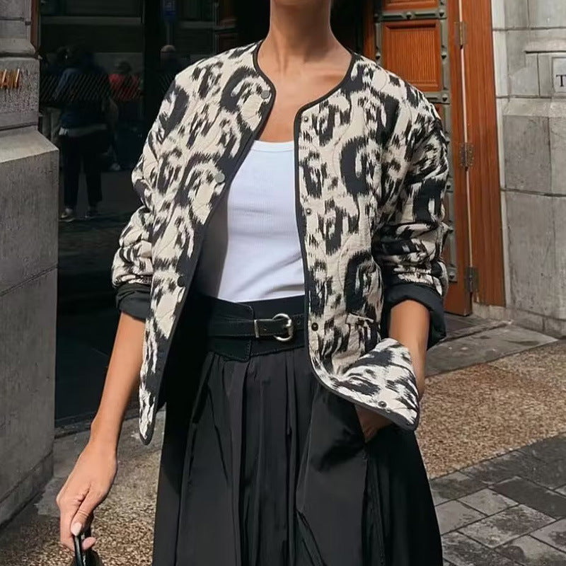 Damen Kariertes Overshirt mit kontrastierenden Details und lässigem Schnitt Drune