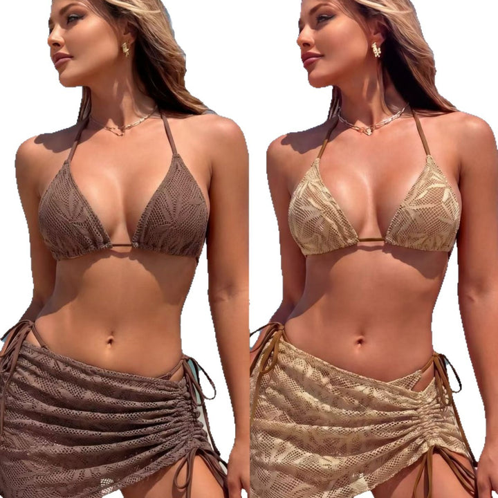 Damen Triangel-Bikini mit seitlichem Raff desig Drune